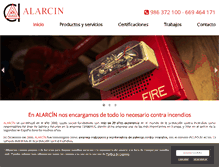 Tablet Screenshot of alarcin.com